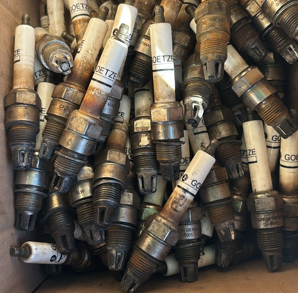 Goetze used industrial spark plugs